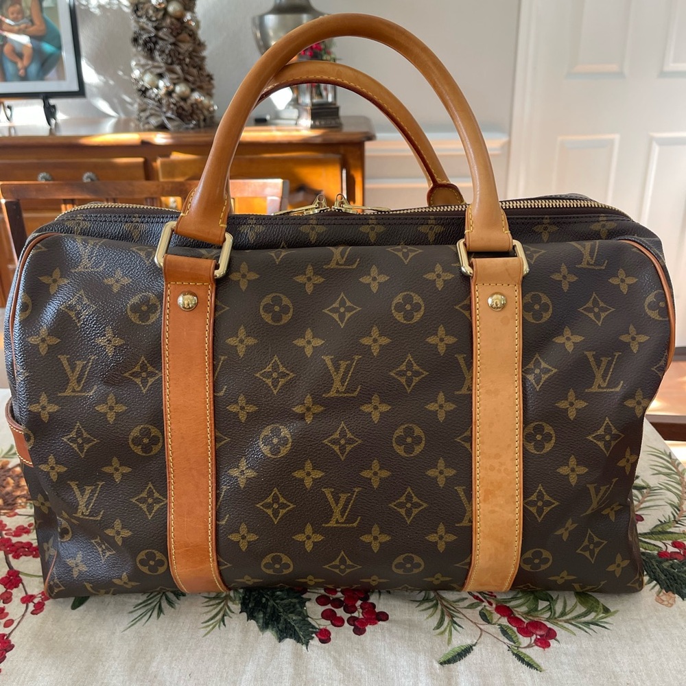 Louis Vuitton Brown Monogram Carryall Boston Travel Bag - Picture 8 of 16